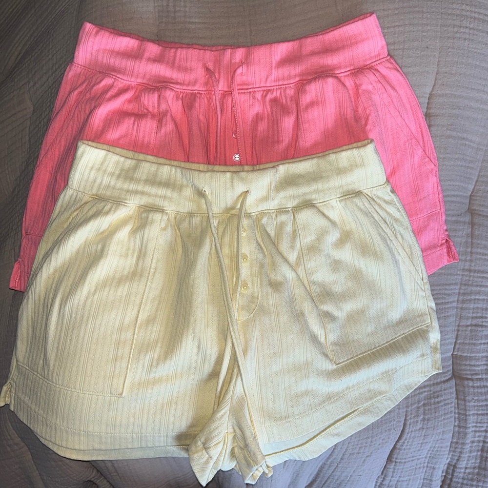Set of (2) Like-New GAP Pointelle PJ Shorts - Picture 7 of 13